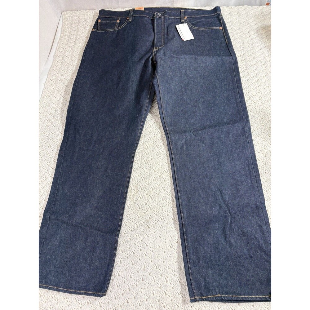Levi's 501 Men's Original Fit Straight Leg Blue Jeans 42x32 Button Fly NWT